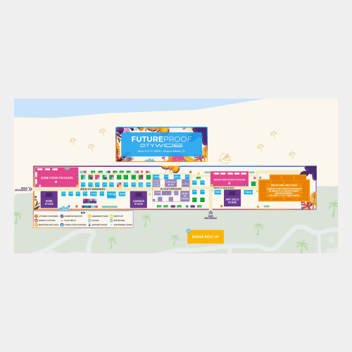 Future Proof Citywide 2026 interactive trade show floor plan